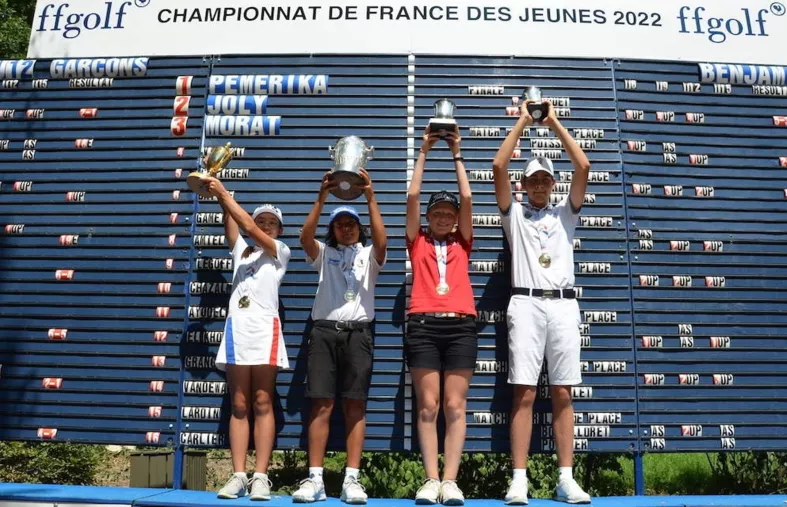 Championnat de France des Jeunes : Quatre jeunes et beaux champions