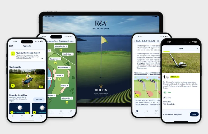 L’application officielle des Règles du R&A : un outil indispensable pour tous les golfeurs